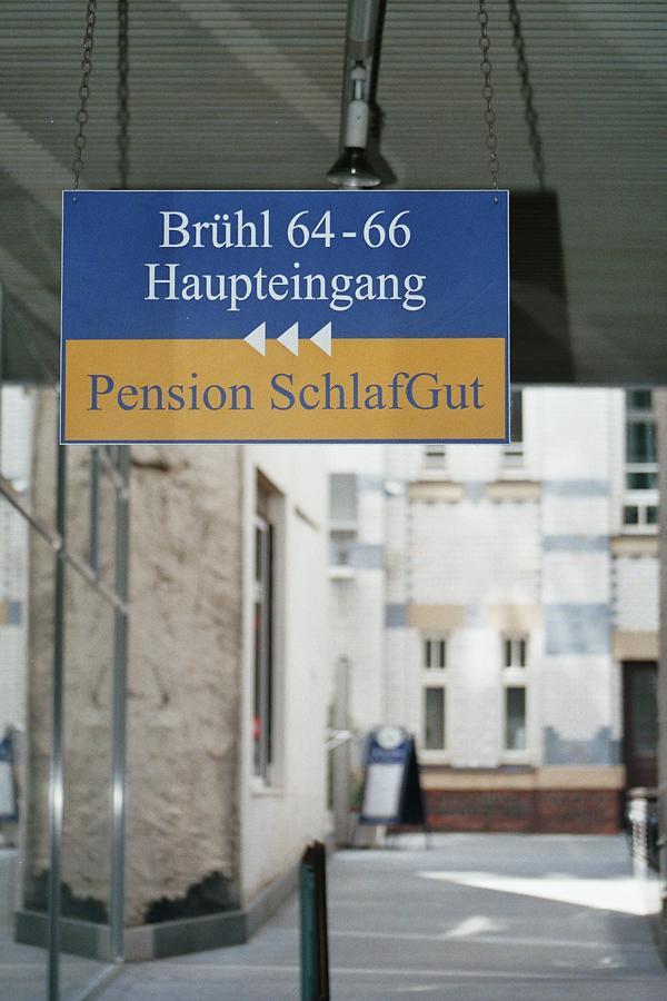 Pension Schlafgut Leipzig Eksteriør bilde